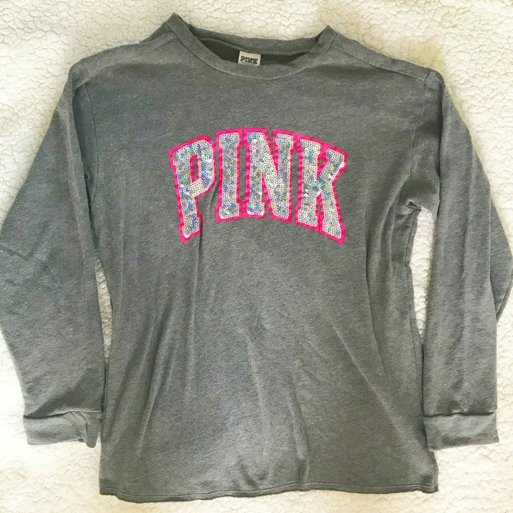 Vicoria's secret PINK grey sweatshirt